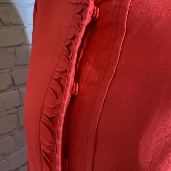 Elie Tahari Linen Blend Snap Front Long Jacket M‎ - Picture 13 of 15